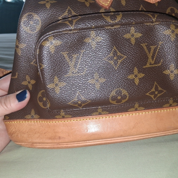 Louis Vuitton Brown and Tan Monogram Backpack - Picture 7 of 9